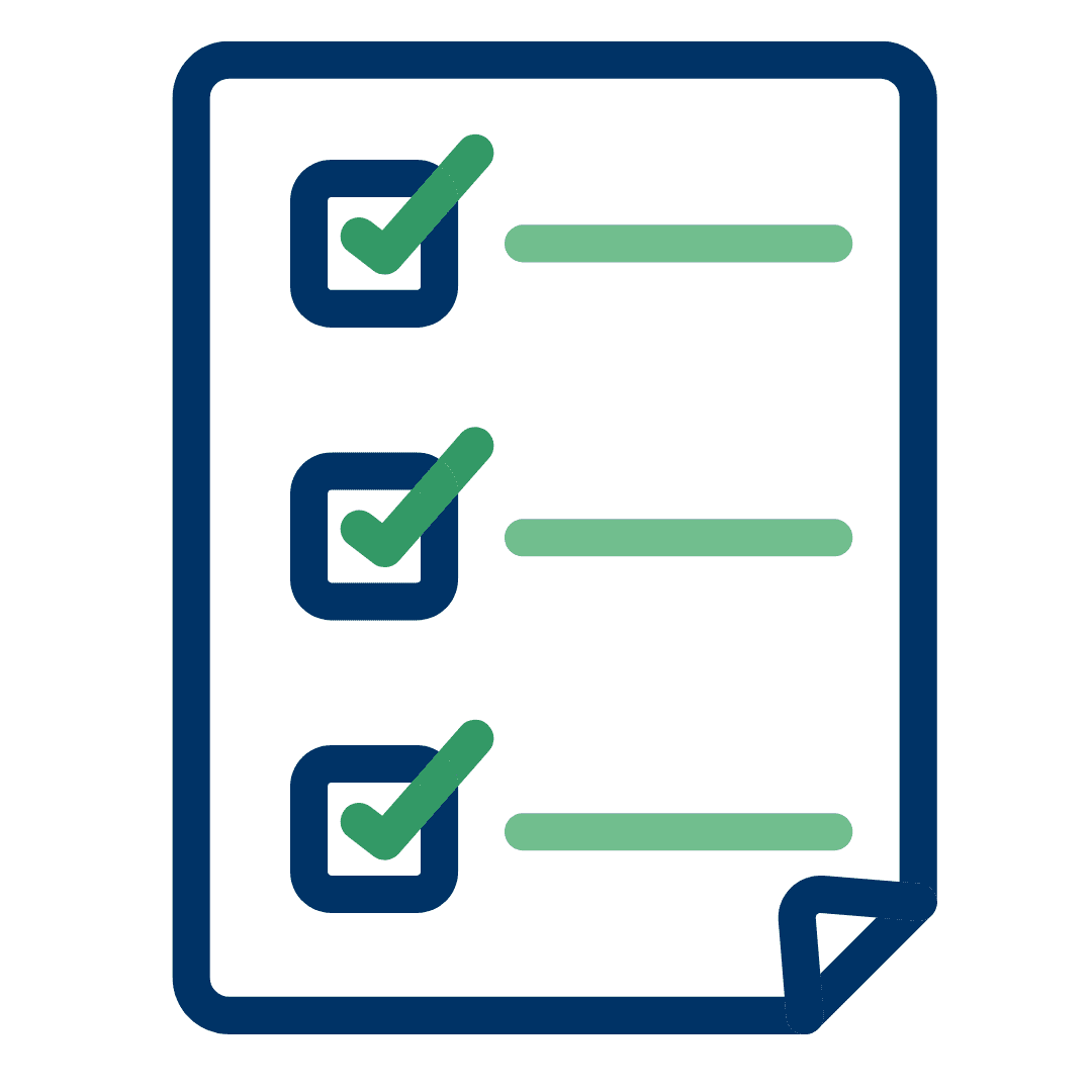 database: clipart of a checklist